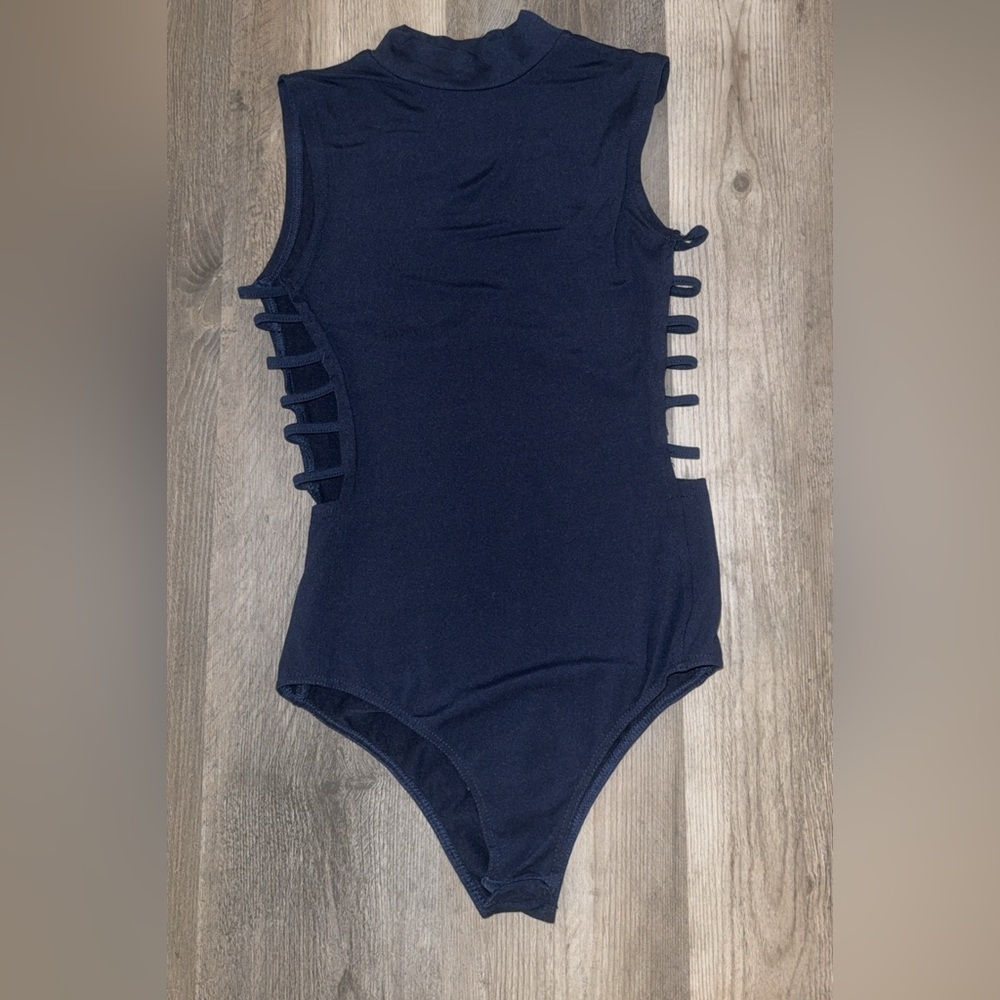 Say What? Navy One Piece Bodysuit